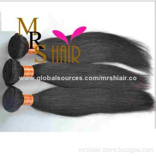 22-inch 6A Natural Black Unprocessed Malaysian Straight Virgin Hair
